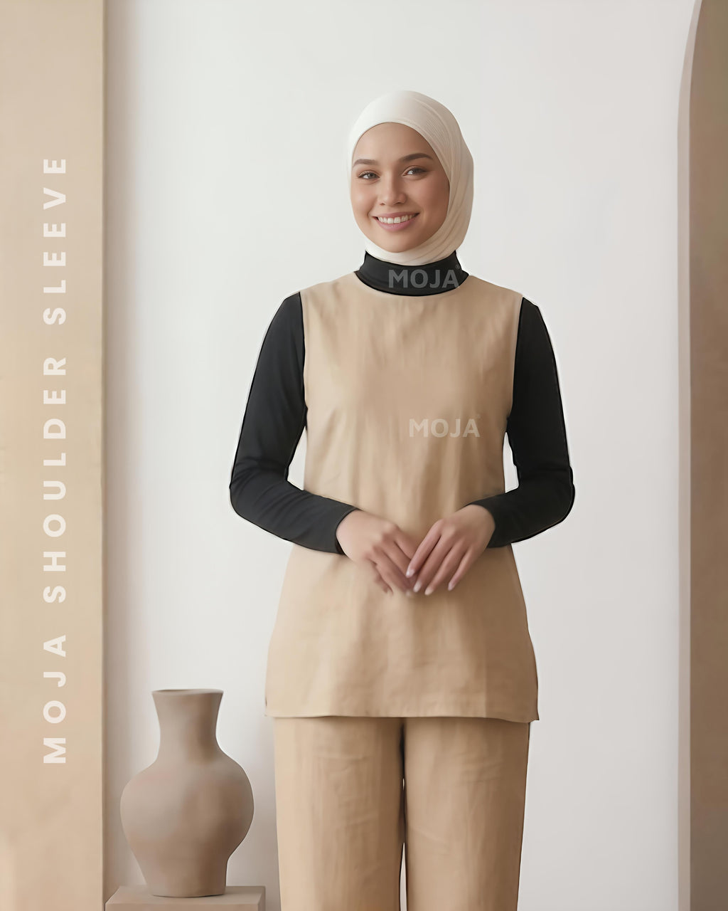 MOJA Shoulder Sleeve Top