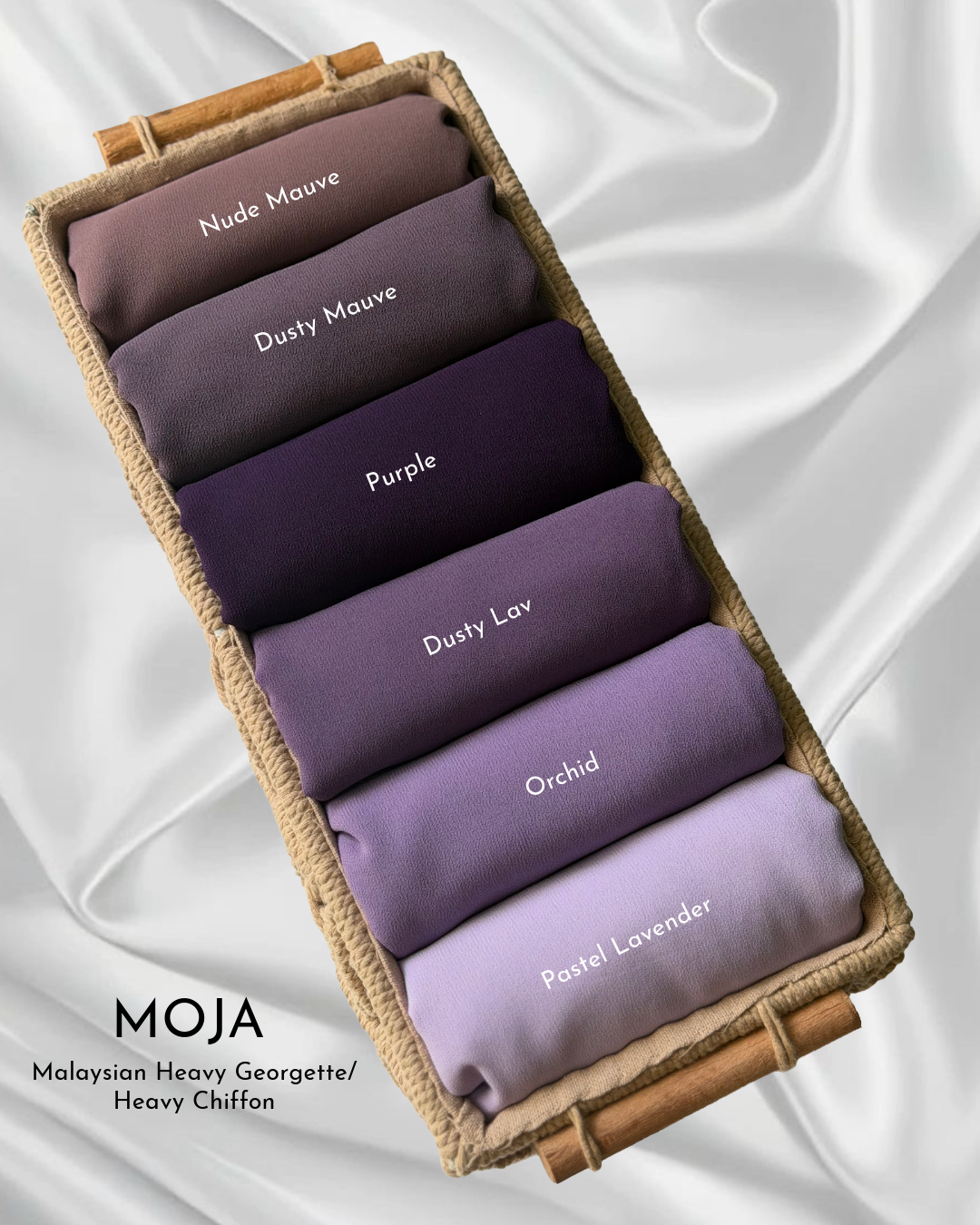 MOJA Premium Malaysian Georgette / Heavy Chiffon
