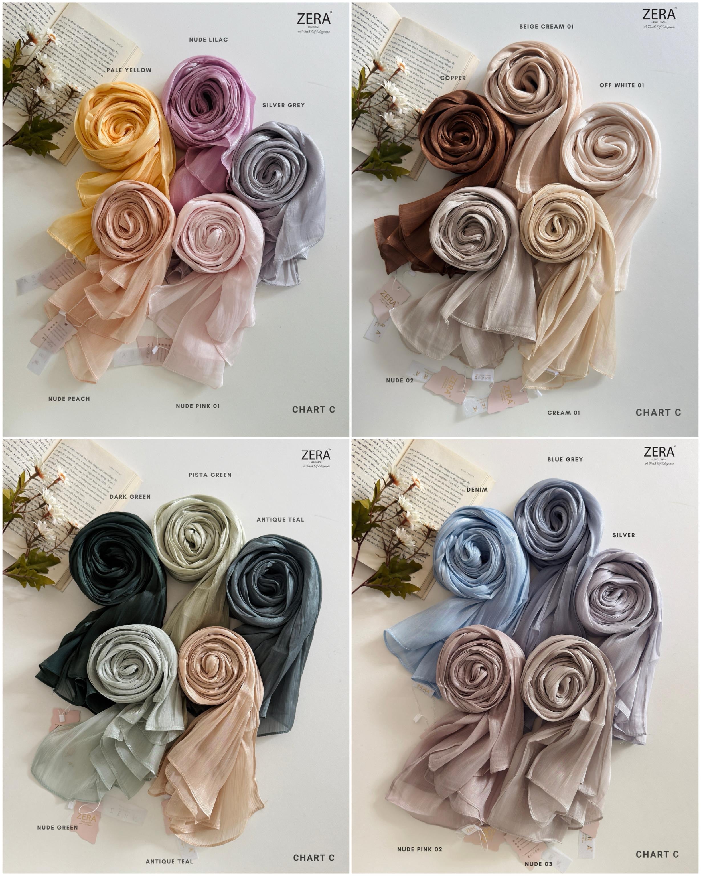 Premium Organza Shimmer ZERA