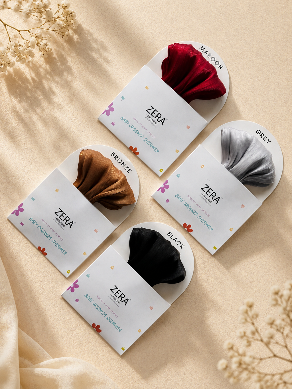 Kids Organza Shimmer Hijab