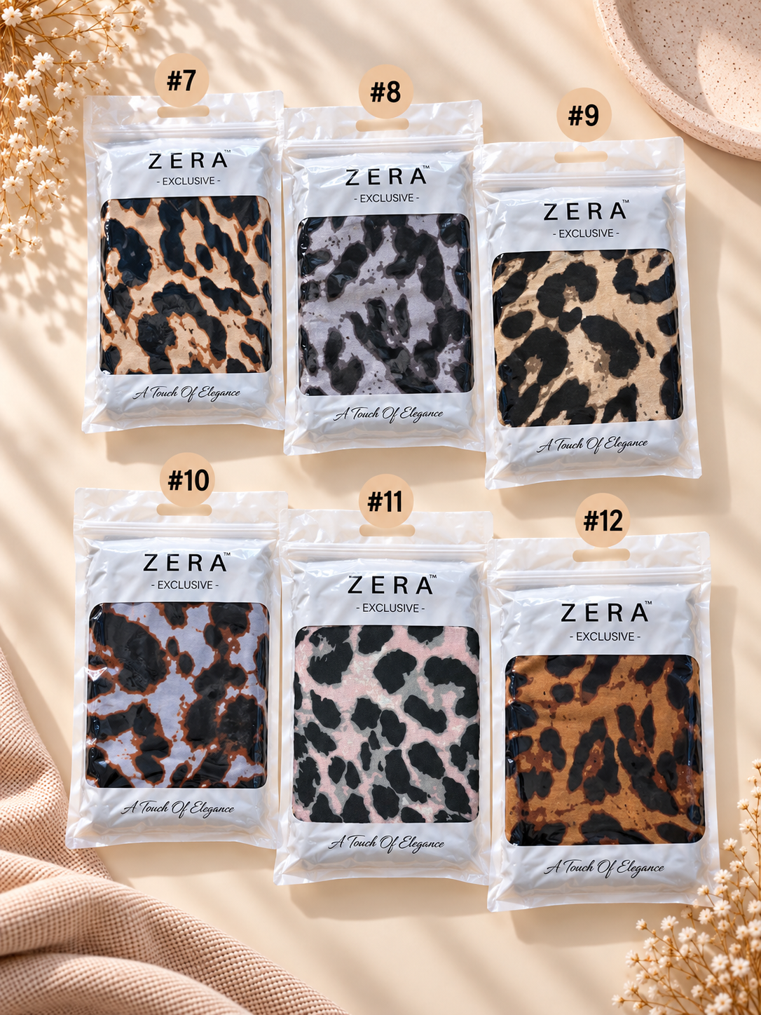 Modal cotton Animal Print Hijabs ZERA