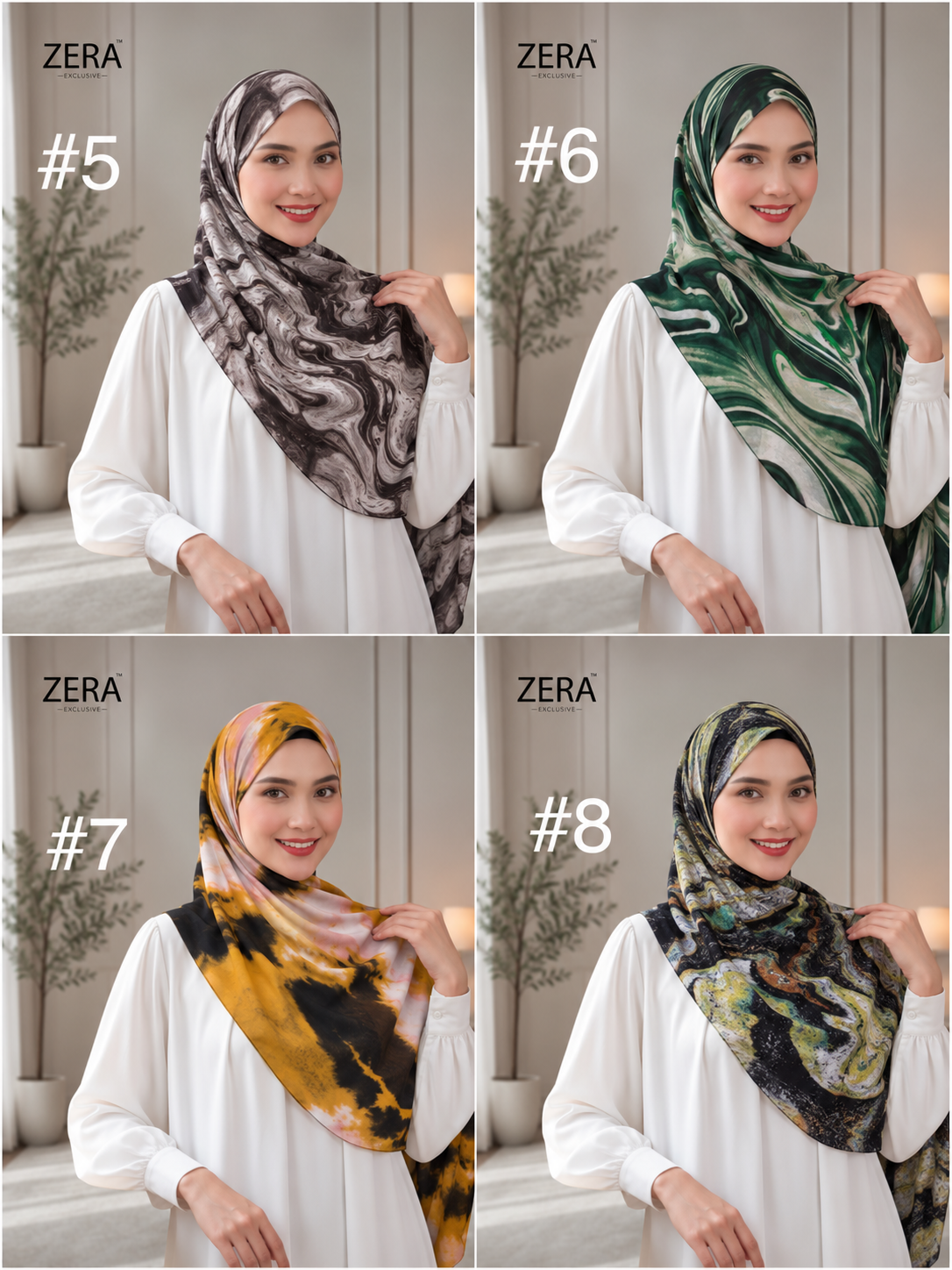 Premium Digital Print Modal Cotton Hijab