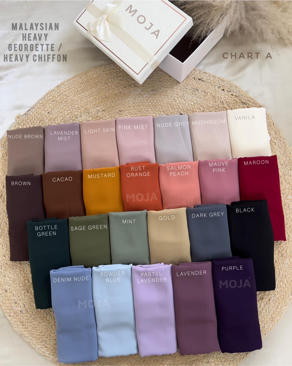 MOJA Premium Chiffon Hijabs
