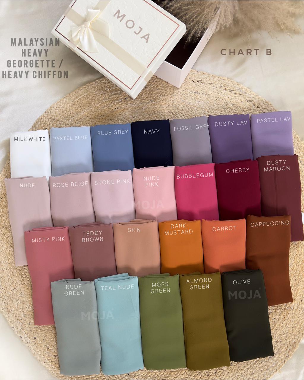 MOJA Premium Chiffon Hijabs