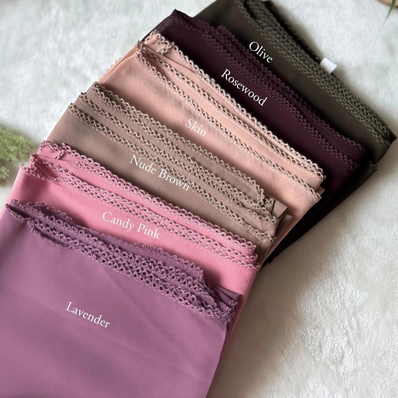 MOJA Crochet Chiffon Hijabs