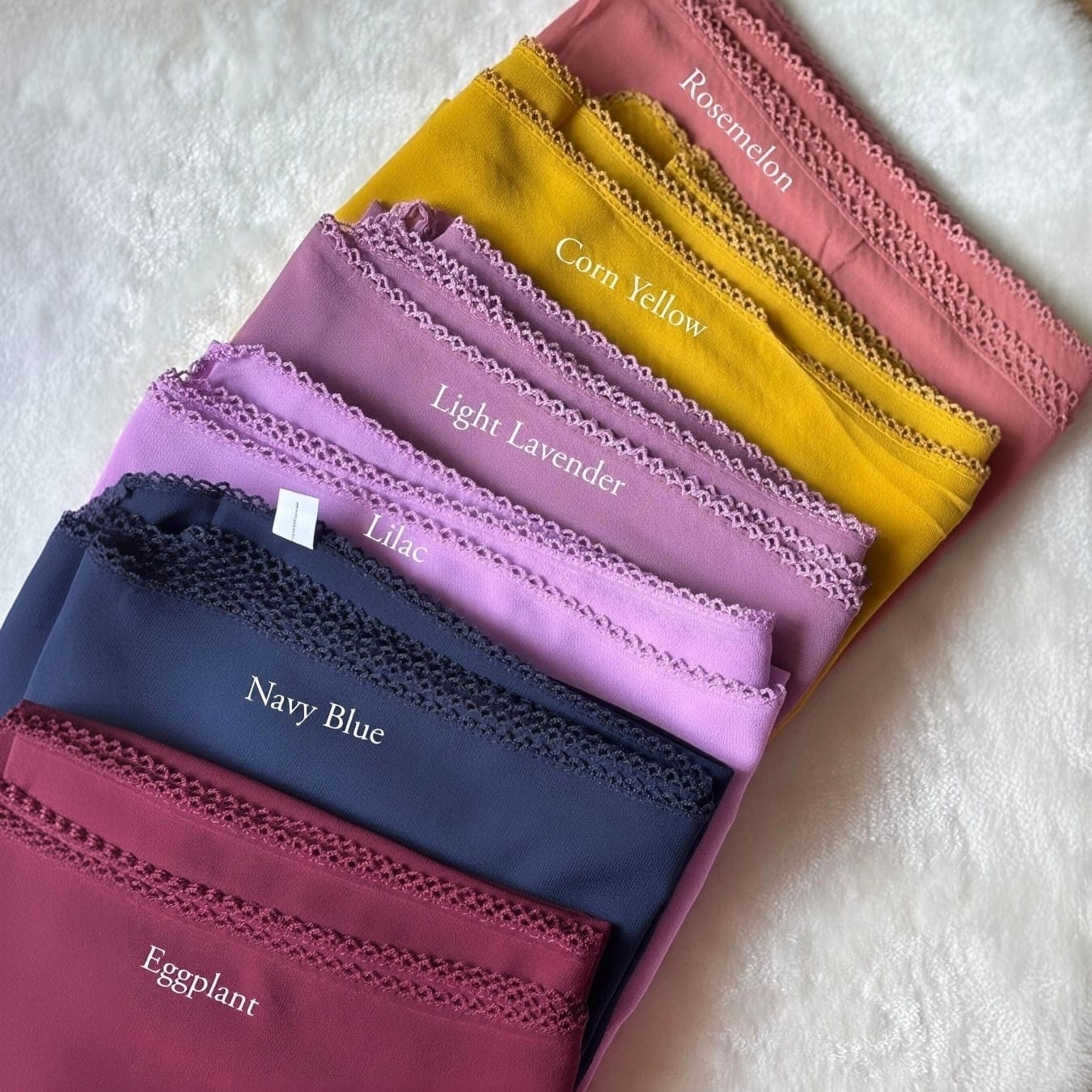 MOJA Crochet Chiffon Hijabs