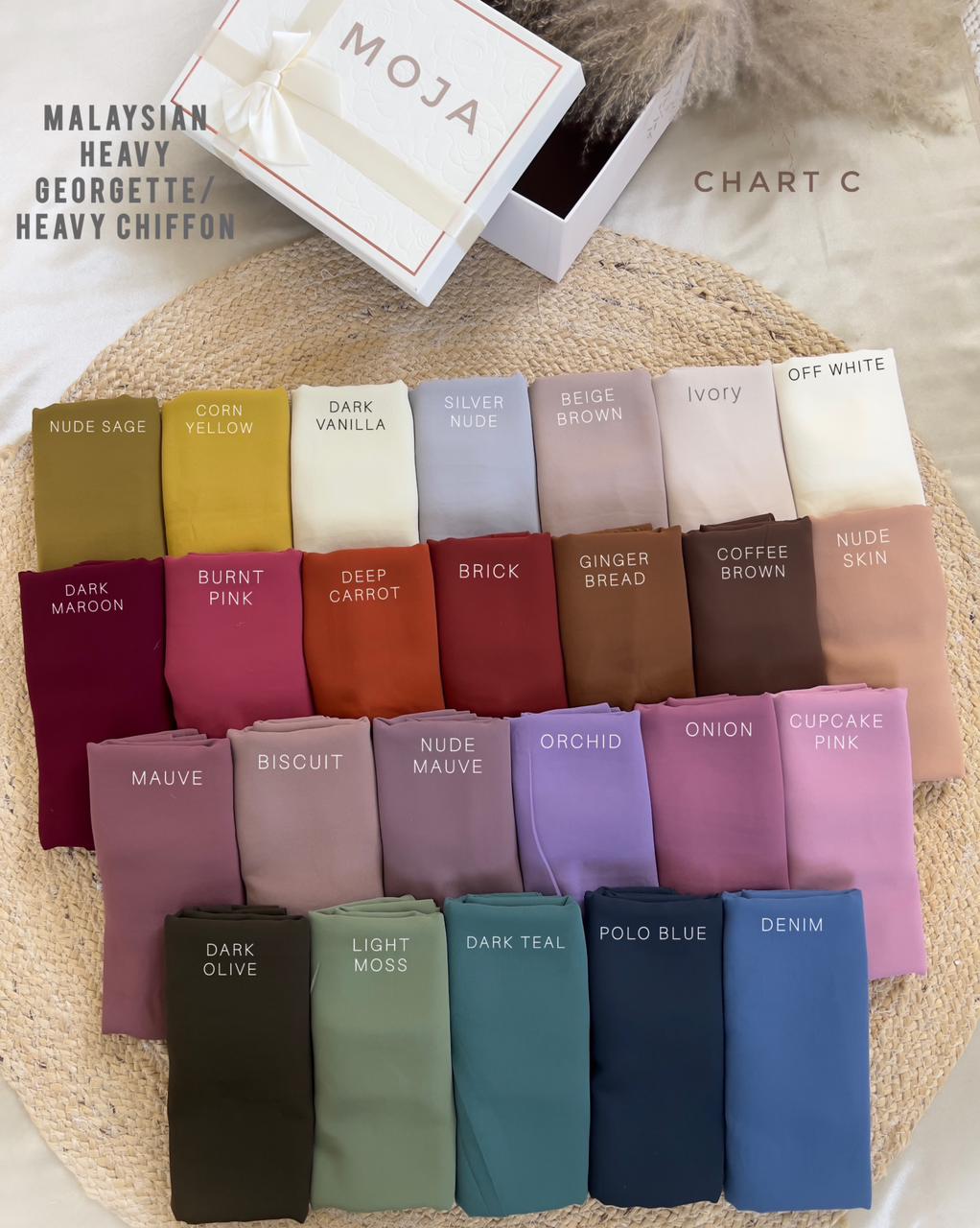 MOJA Premium Chiffon Hijabs