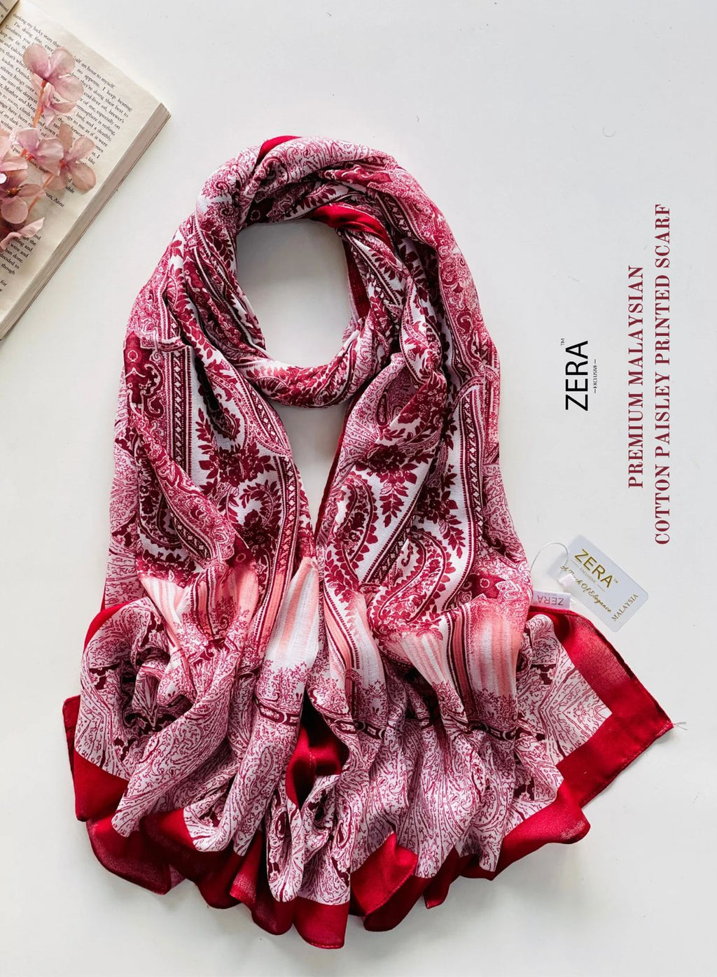 Premium Cotton Paisley Printed Hijabs