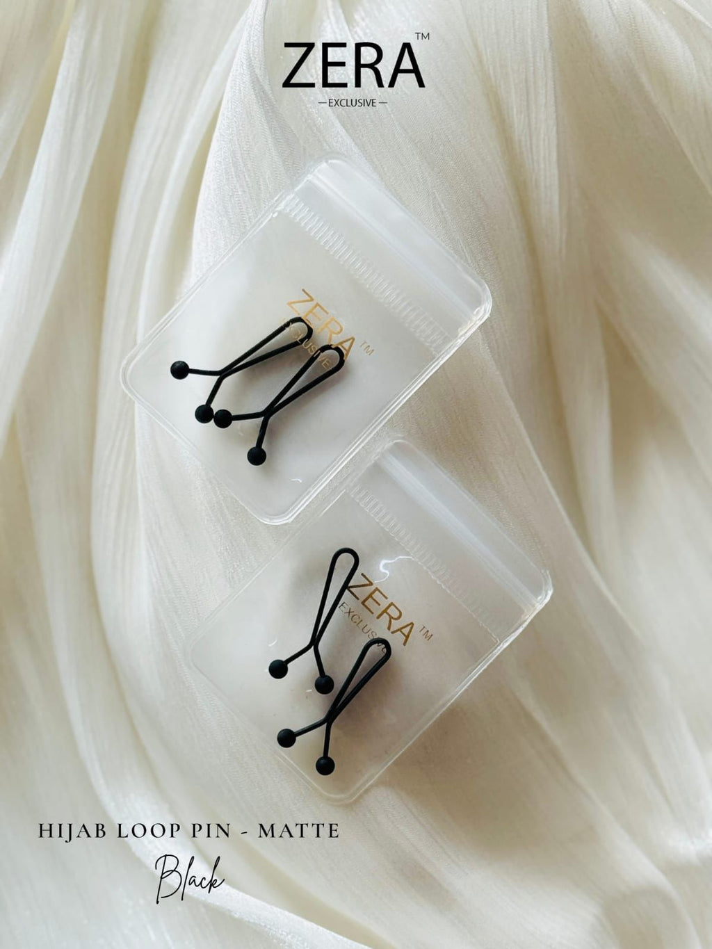 ZERA Hijab Loop Pin (Matte Black)