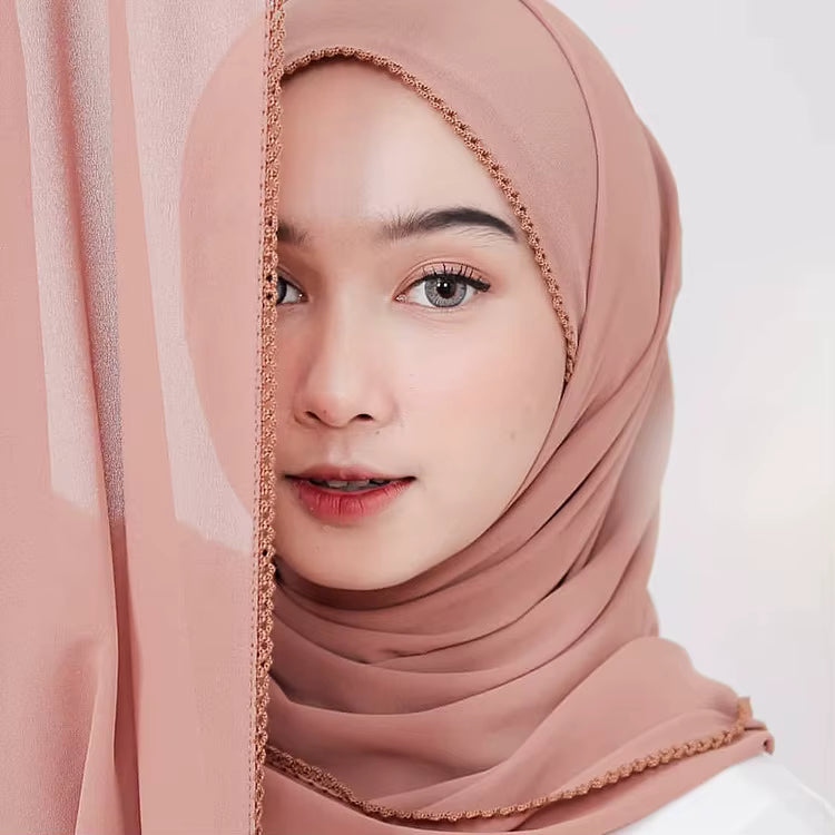 MOJA Crochet Chiffon Hijabs