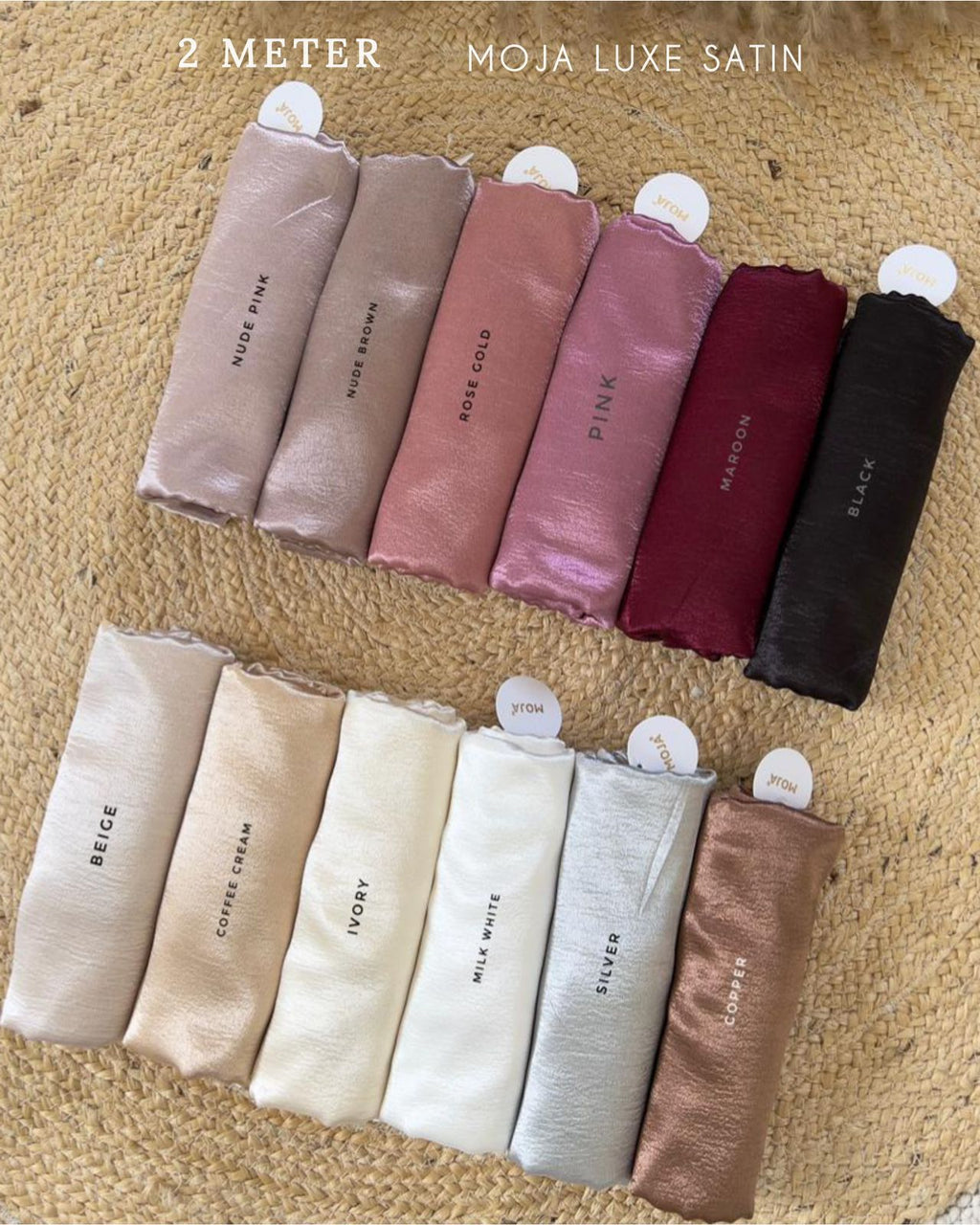 Moja Luxe Satin Hijabs