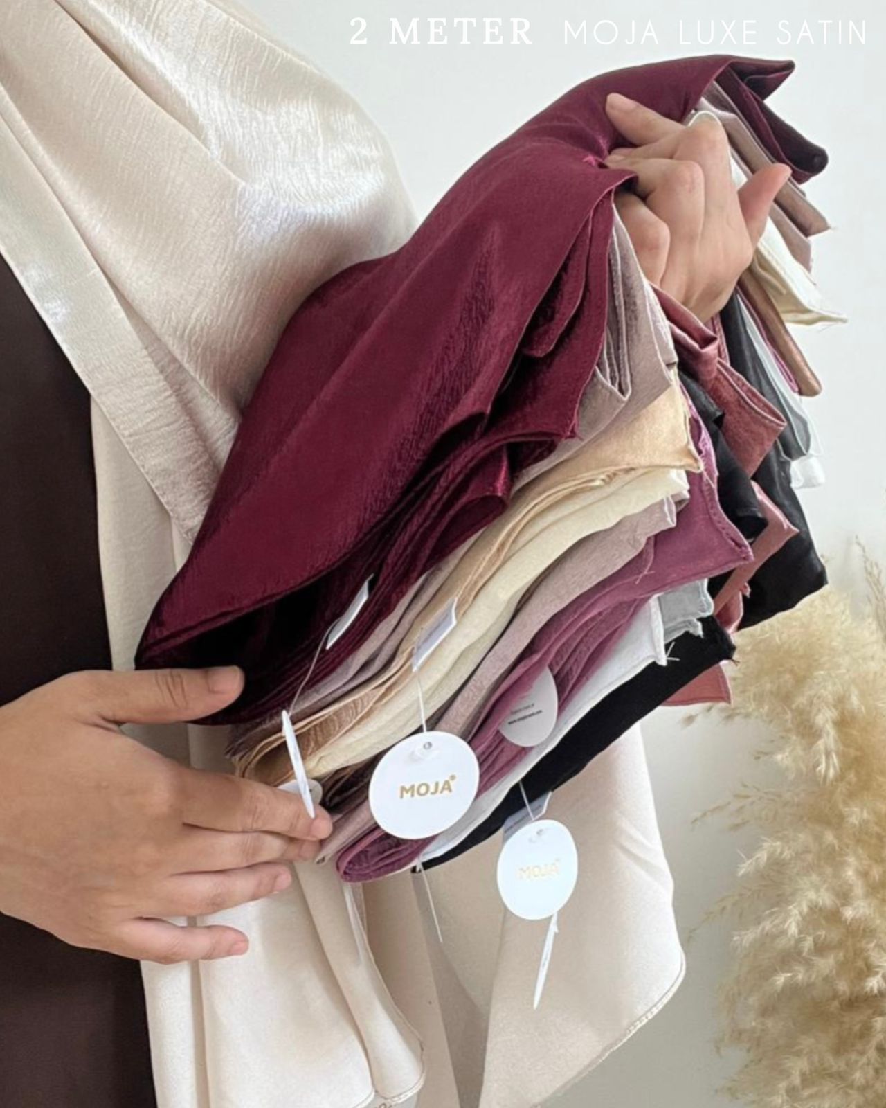 Moja Luxe Satin Hijabs