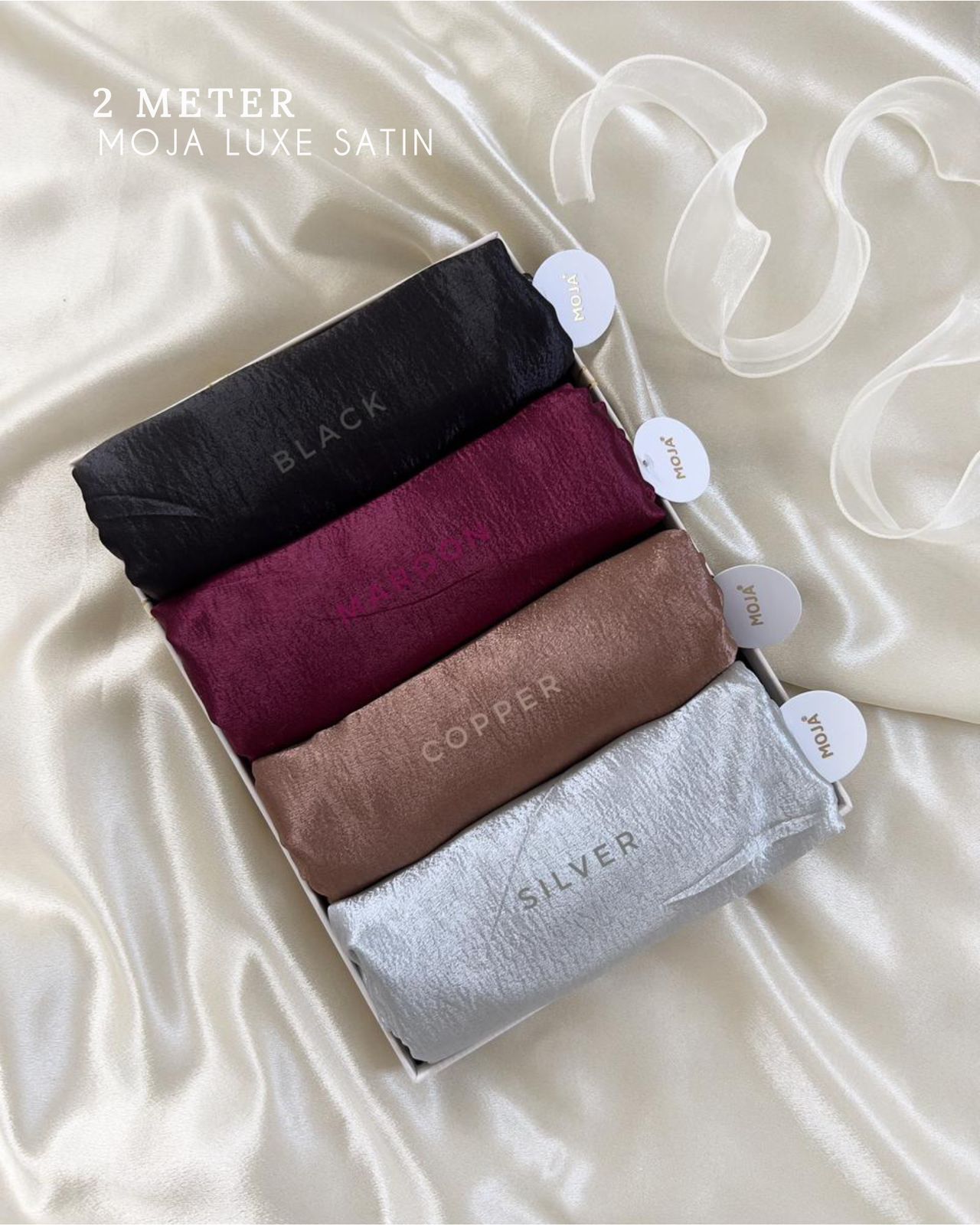 Moja Luxe Satin Hijabs