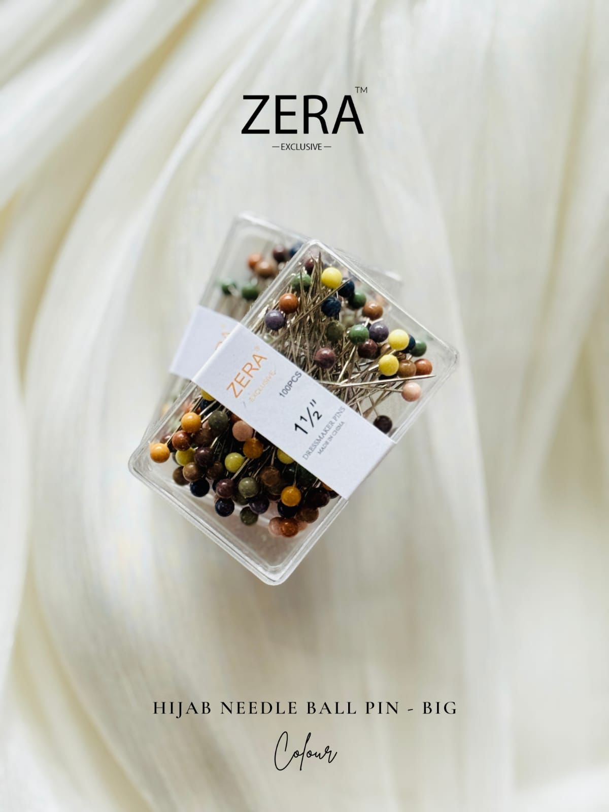 ZERA Premium Hijab Pin Box - Pastel Color