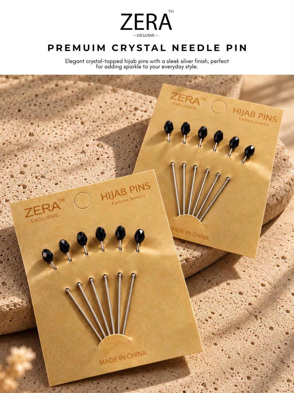 Premium Crystal Hijab Pin