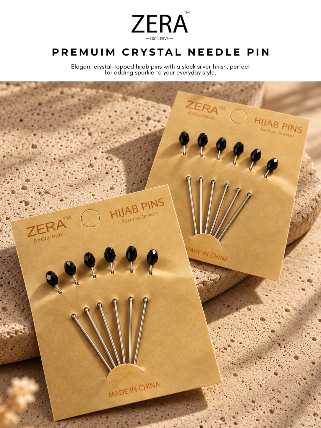 Premium Crystal Hijab Pin
