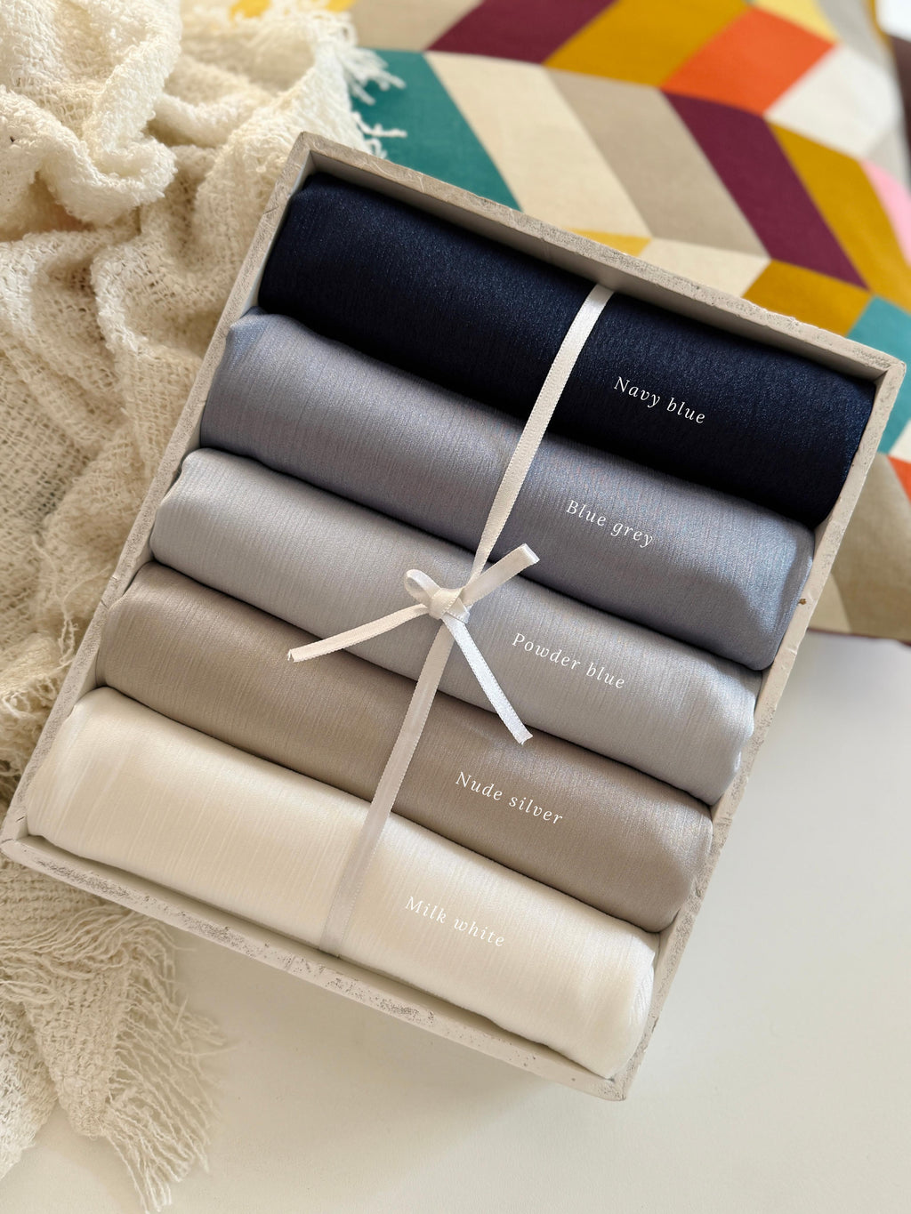 Premium Malaysian Shimmer Satin Hijab