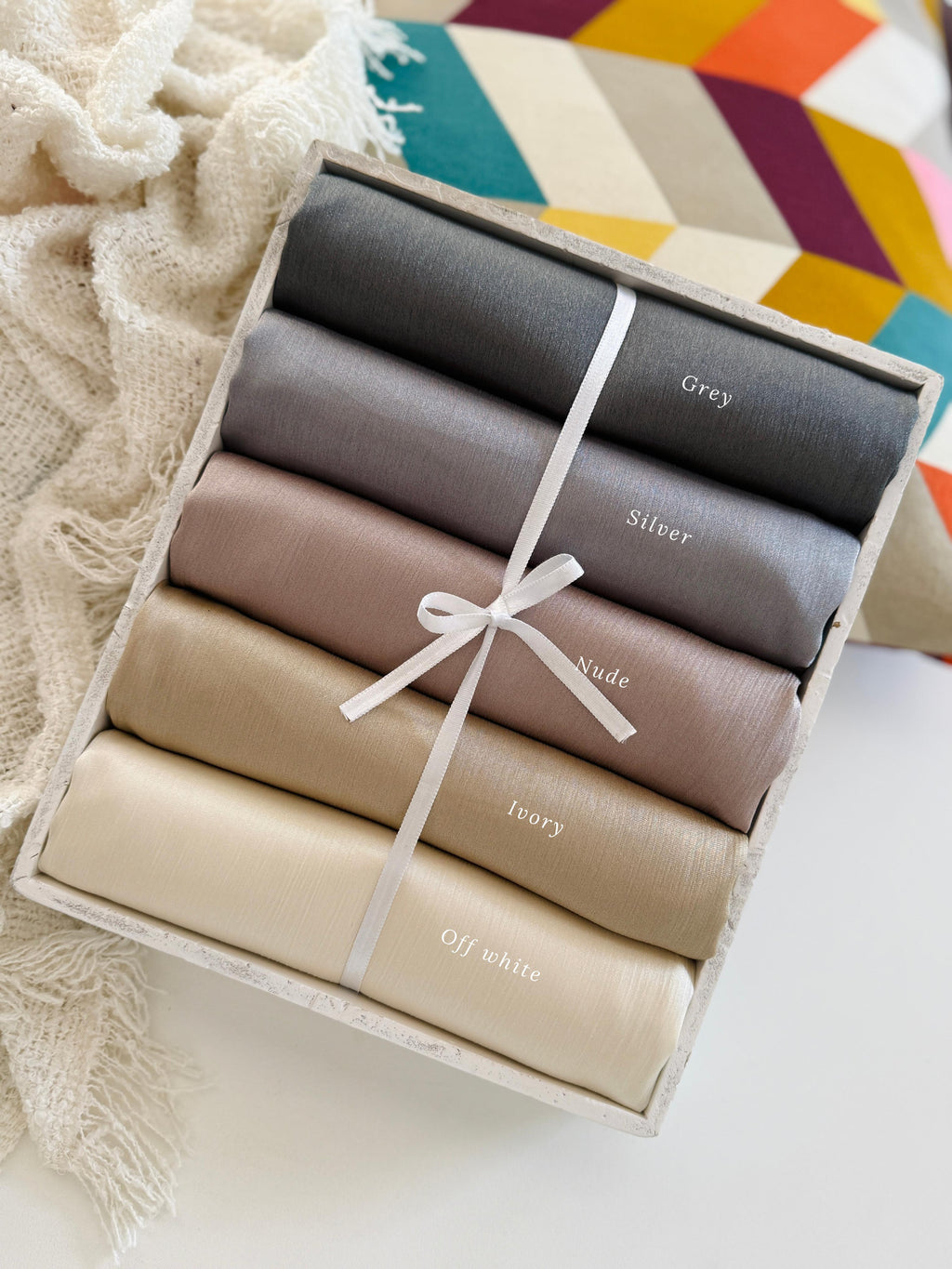 Premium Malaysian Shimmer Satin Hijab