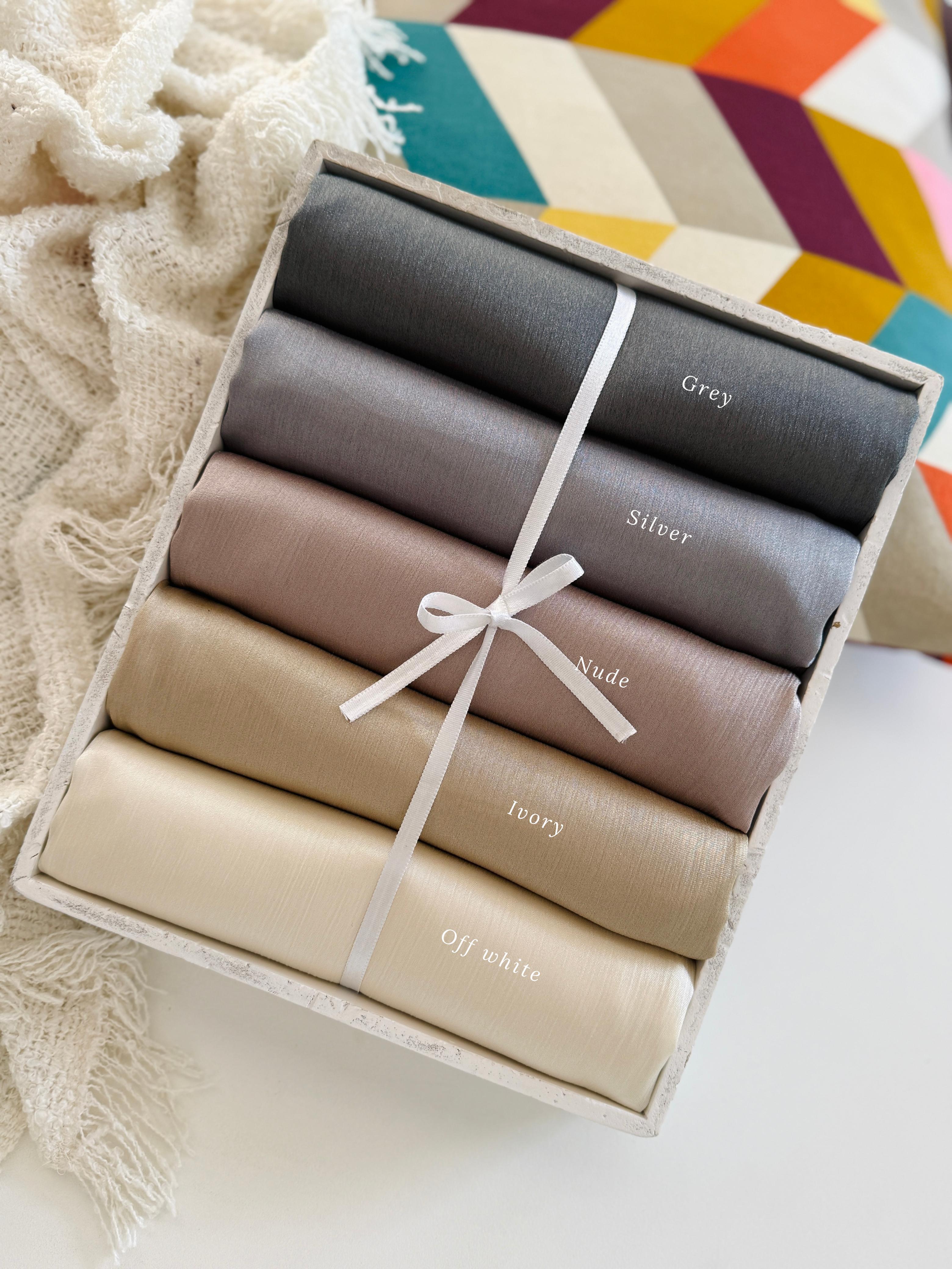 Premium Malaysian Shimmer Satin Hijab