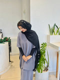 ZERA Triple Black Chiffon Hijabs